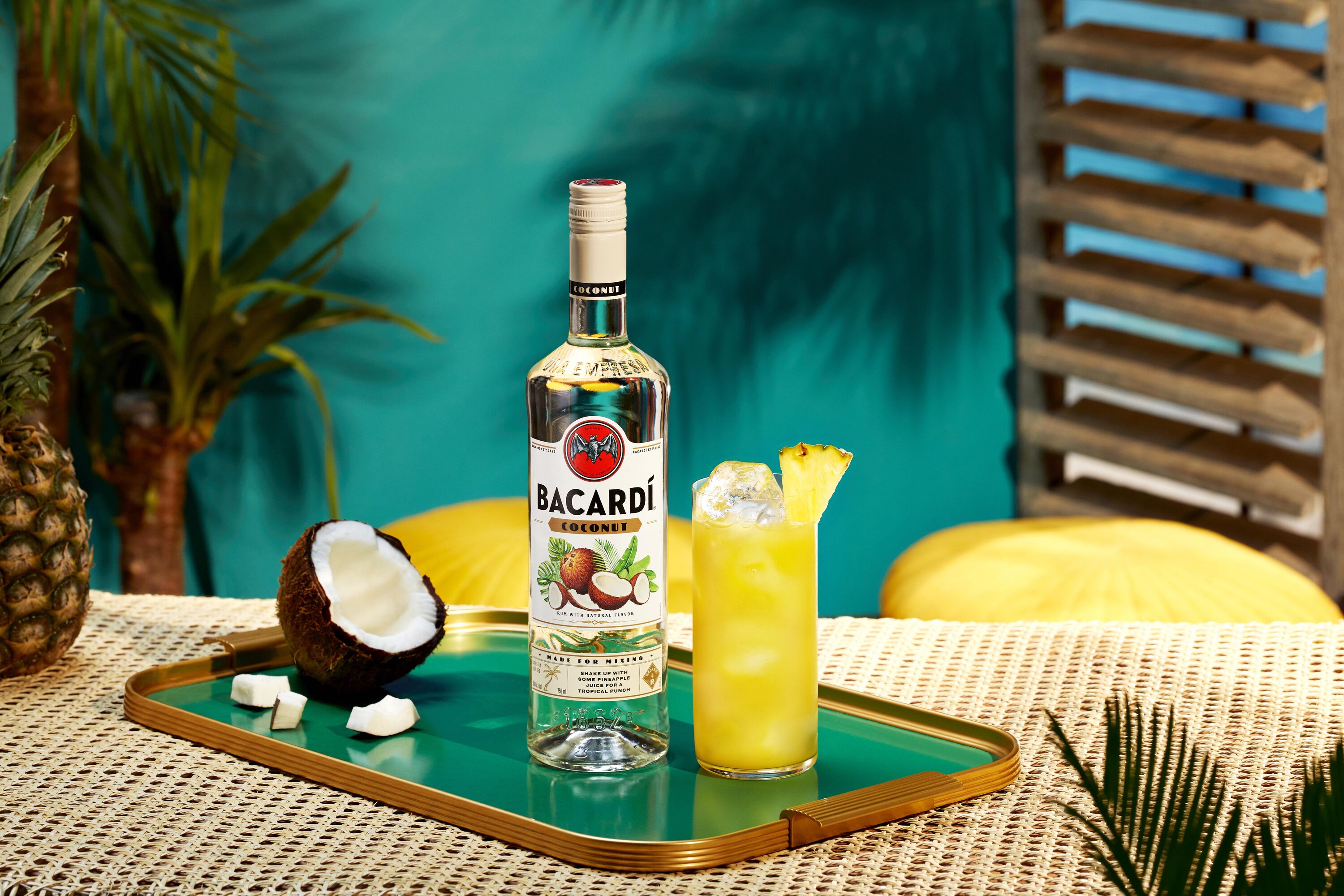 Coconut &amp; Pineapple Rum Cocktail Recipe |BACARDÍ Canada