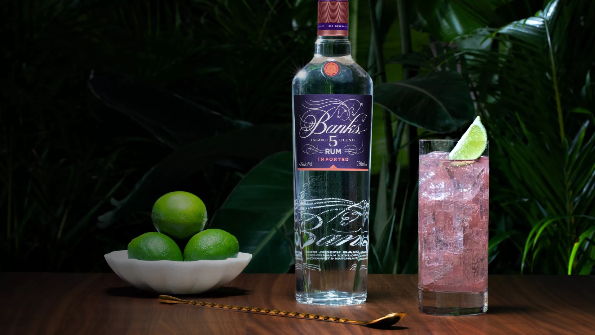 Make the Five Island Flamingo with Banks 5 Island Rum