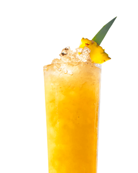 Bacardi Rum Limon / Lemon Caesar bicchiere da ricetta a forma di tulipano.  Marchio in vetro acidato. -  Italia