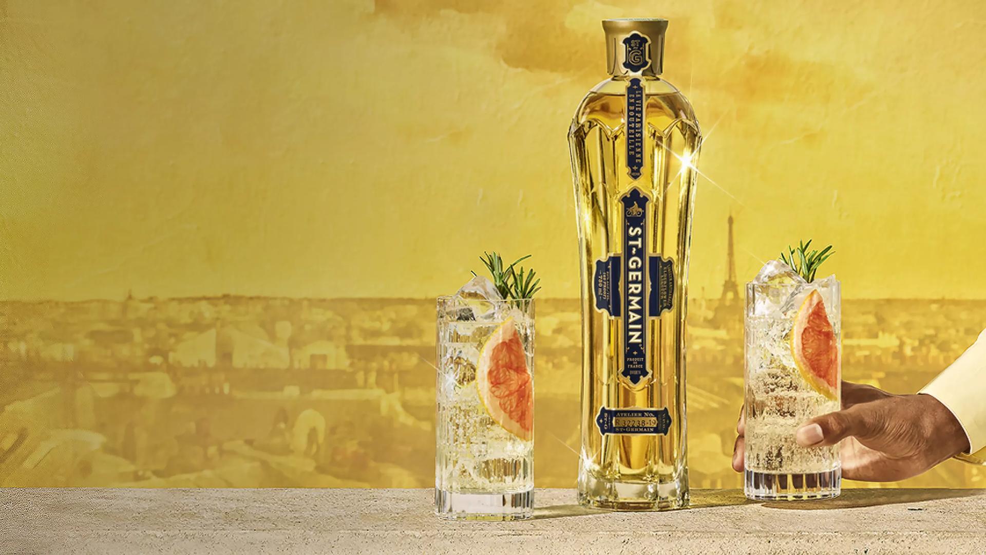 The StGermain Gin & Tonic Cocktail Recipe Gin Elderflower Cocktail