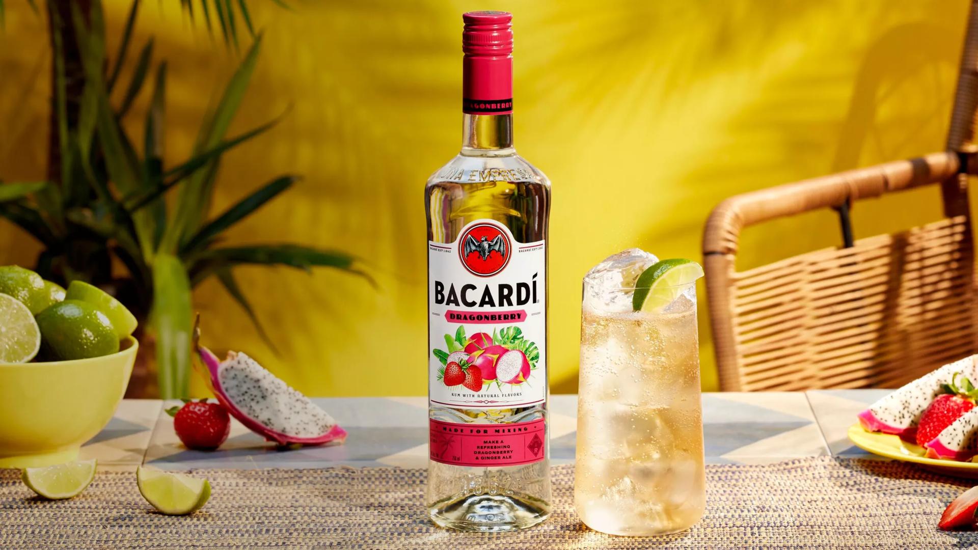 Dragonberry & Ginger Ale Cocktail Recipe BACARDÍ US