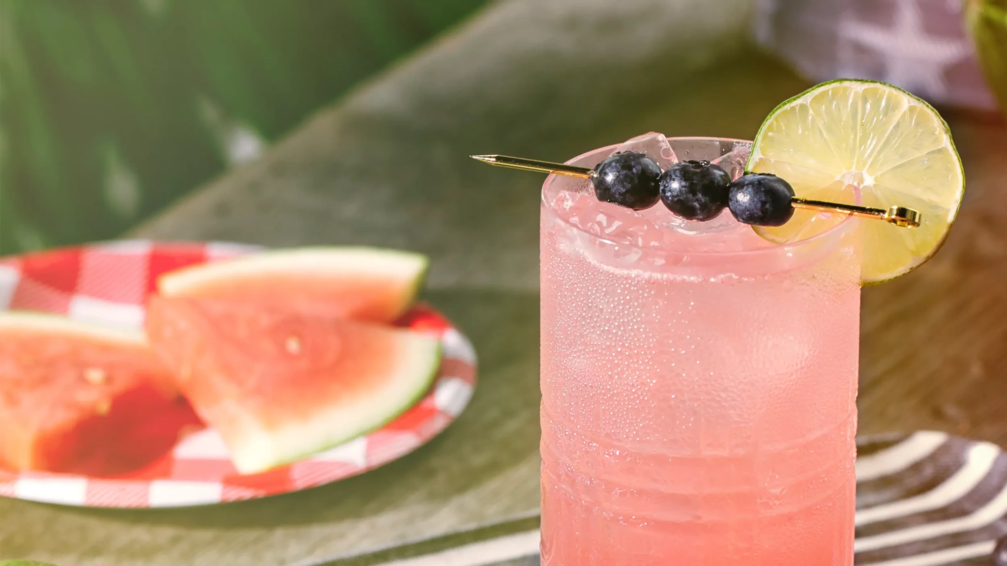 Summer Watermelon Cooler Cocktail 